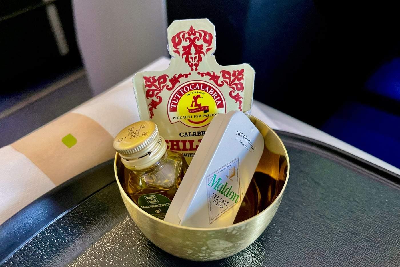 Calabrian Chili Pepper Infused Oil featured on JetBlue Mint Service - Wholesale Italian Food