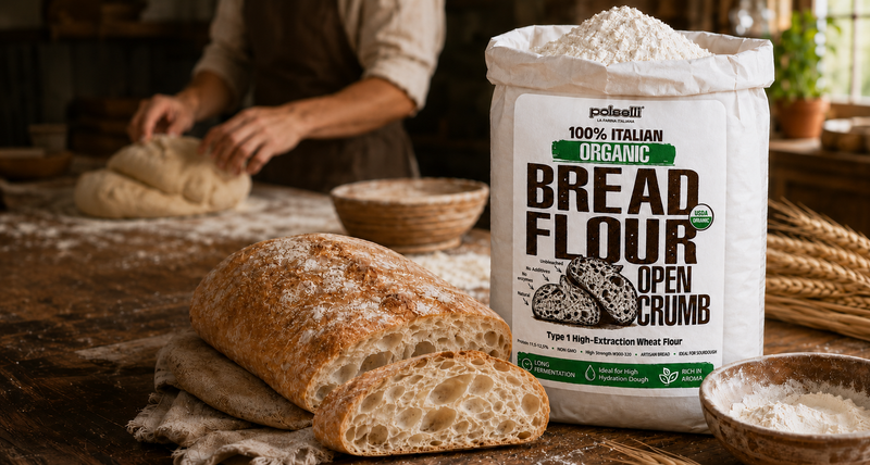 NEW ARRIVAL: Meet Polselli Organic Bread Flour – Open Crumb | 5 kg | 100% Italian Grain