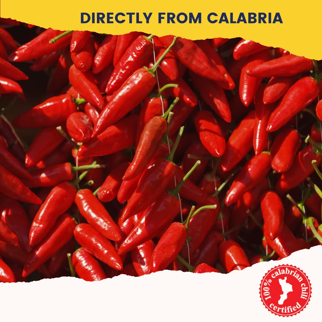 L'Oro Del Sud, Dry Calabrian Chili Red Pepper Flakes, 2.2 lb (1 kg)