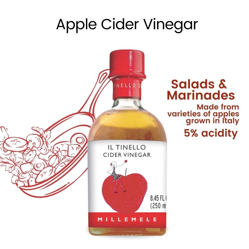 IL TINELLO, Apple Cider Vinegar Aceto di Mele, (8.45 fl oz) 250ml