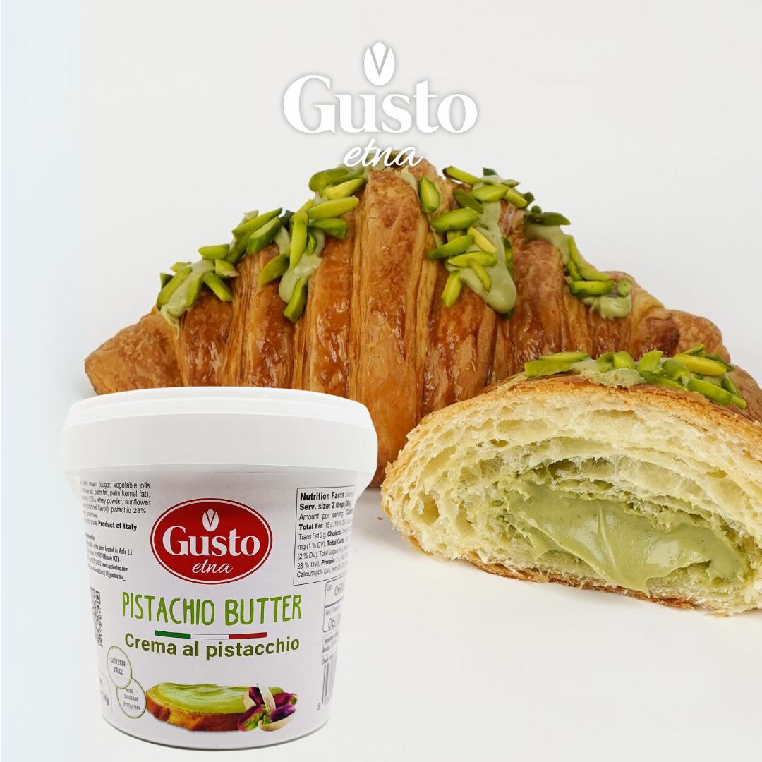 Gusto Etna, Pistachio Butter Cream, 2.2 lb (1kg)