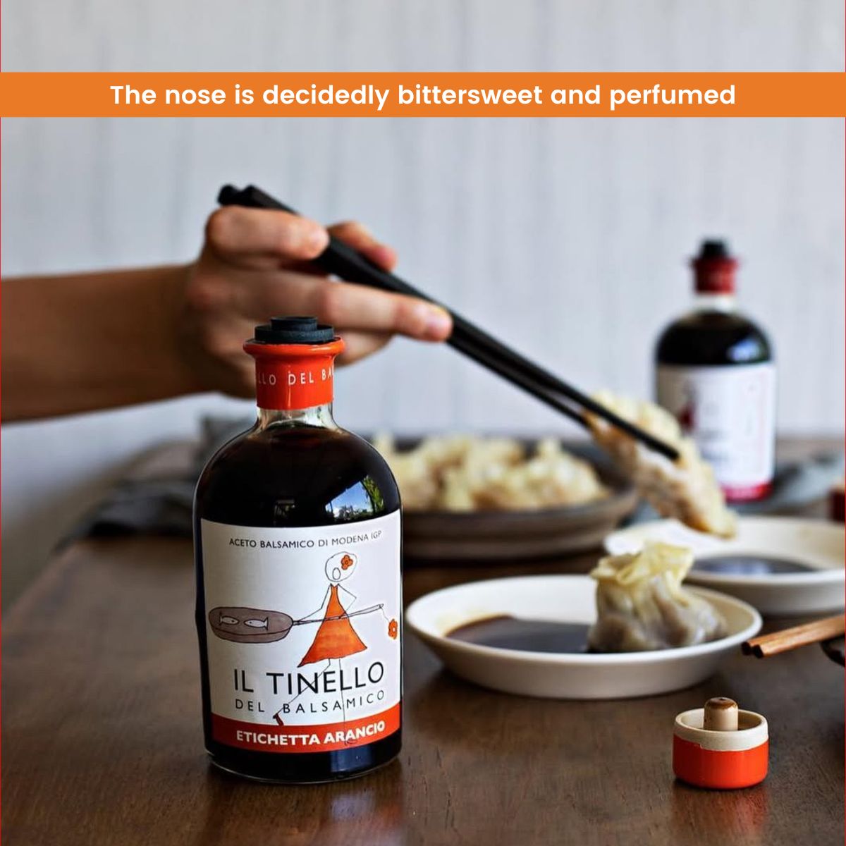 IL TINELLO, Aceto Balsamico di Modena IGP, Orange Label, (8.5 fl oz) 250ml