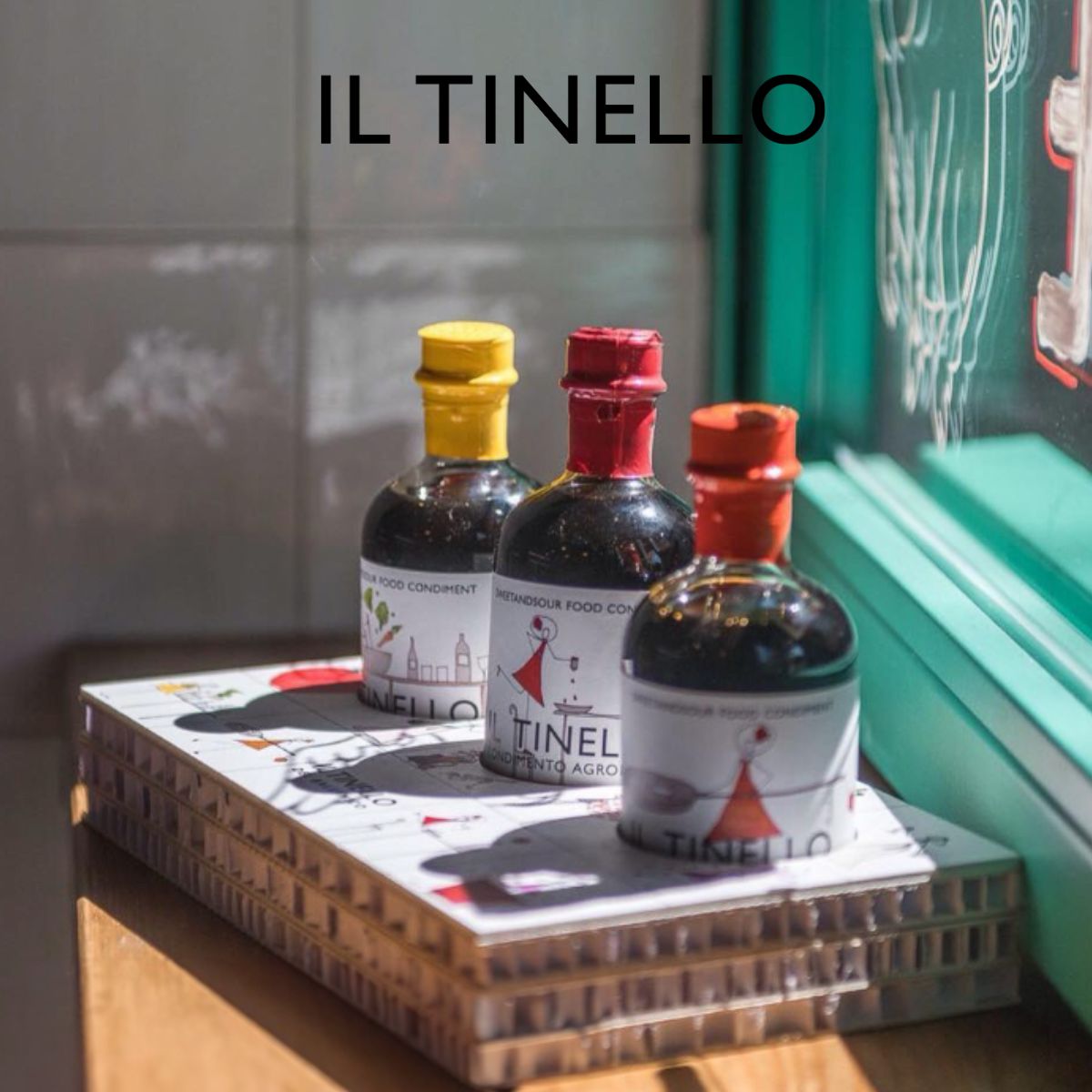 IL TINELLO, Aceto Balsamico di Modena IGP, Red Label, (8.5 fl oz) 100ml