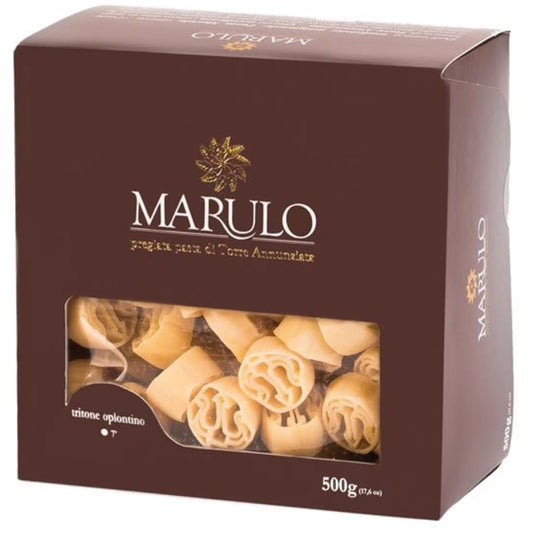 Marulo, Tritone Oplontino, Artisan Italian Pasta, Bronze Die Cut