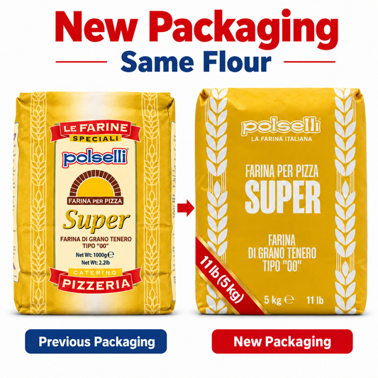 Polselli, Super Tipo 00 Pizza Flour, 11 lb (5 kg)