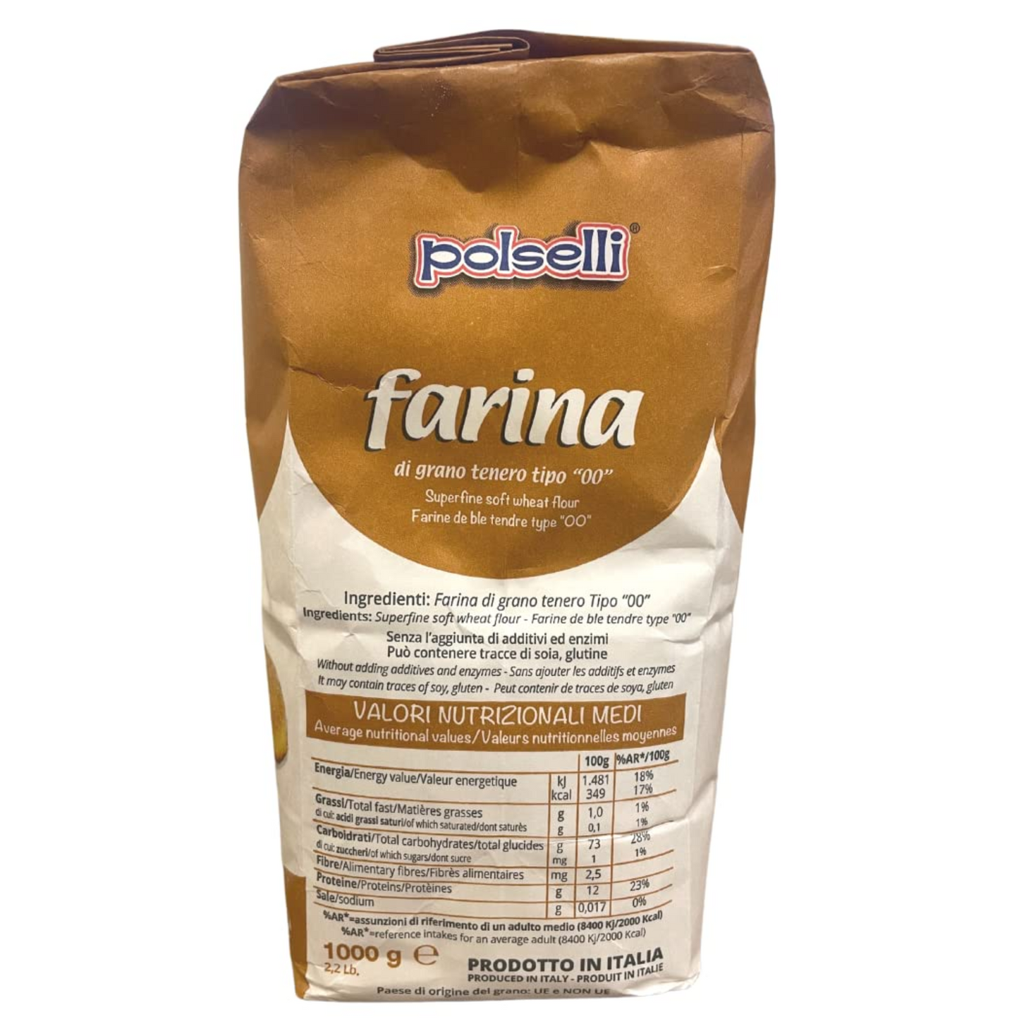 LIQUIDATION! Polselli, Fine Pastry Flour, 2.2 lb (1 kg) -Best by 08/2025