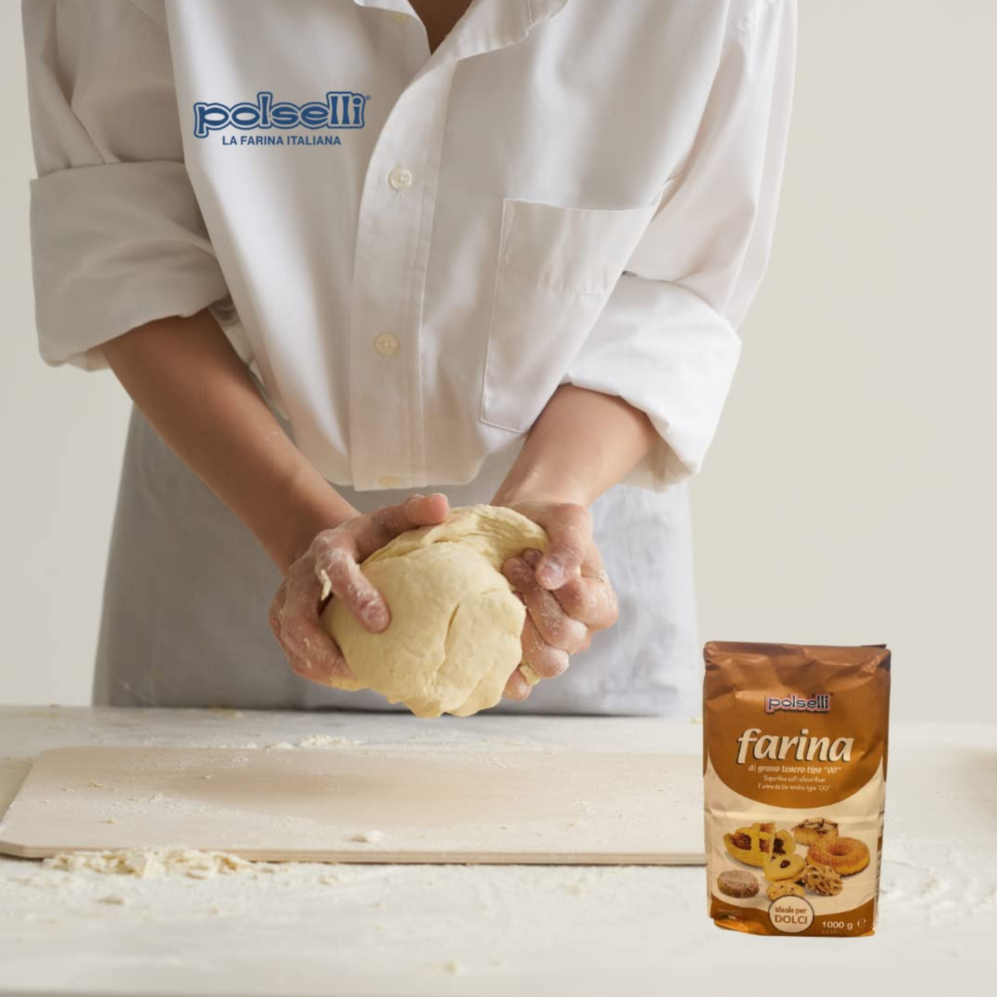 LIQUIDATION! Polselli, Fine Pastry Flour, 2.2 lb (1 kg) -Best by 08/2025