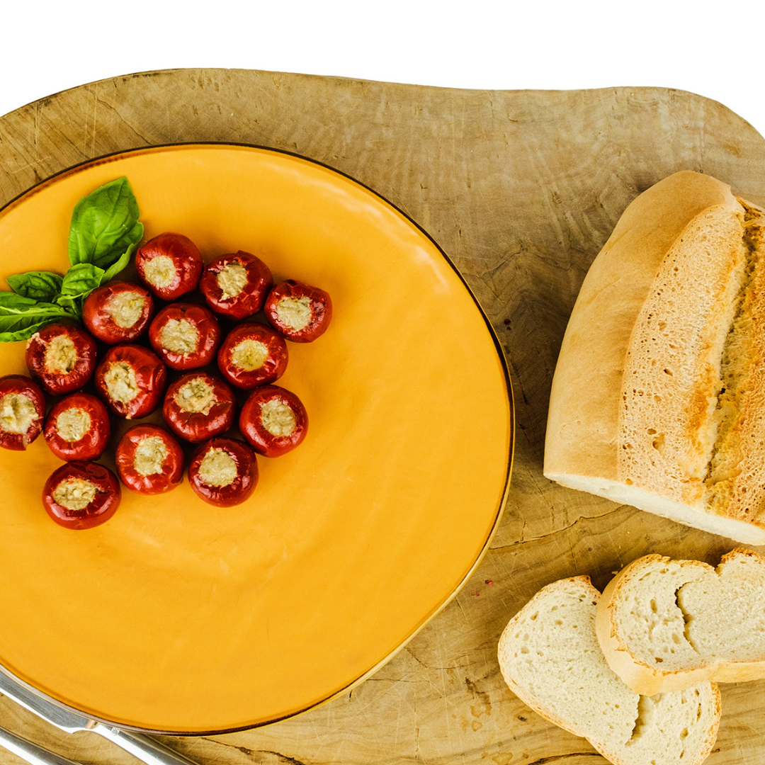Renna, Small Peppers Stuffed with Tuna and Capers in preserved in oil, 10.58 oz