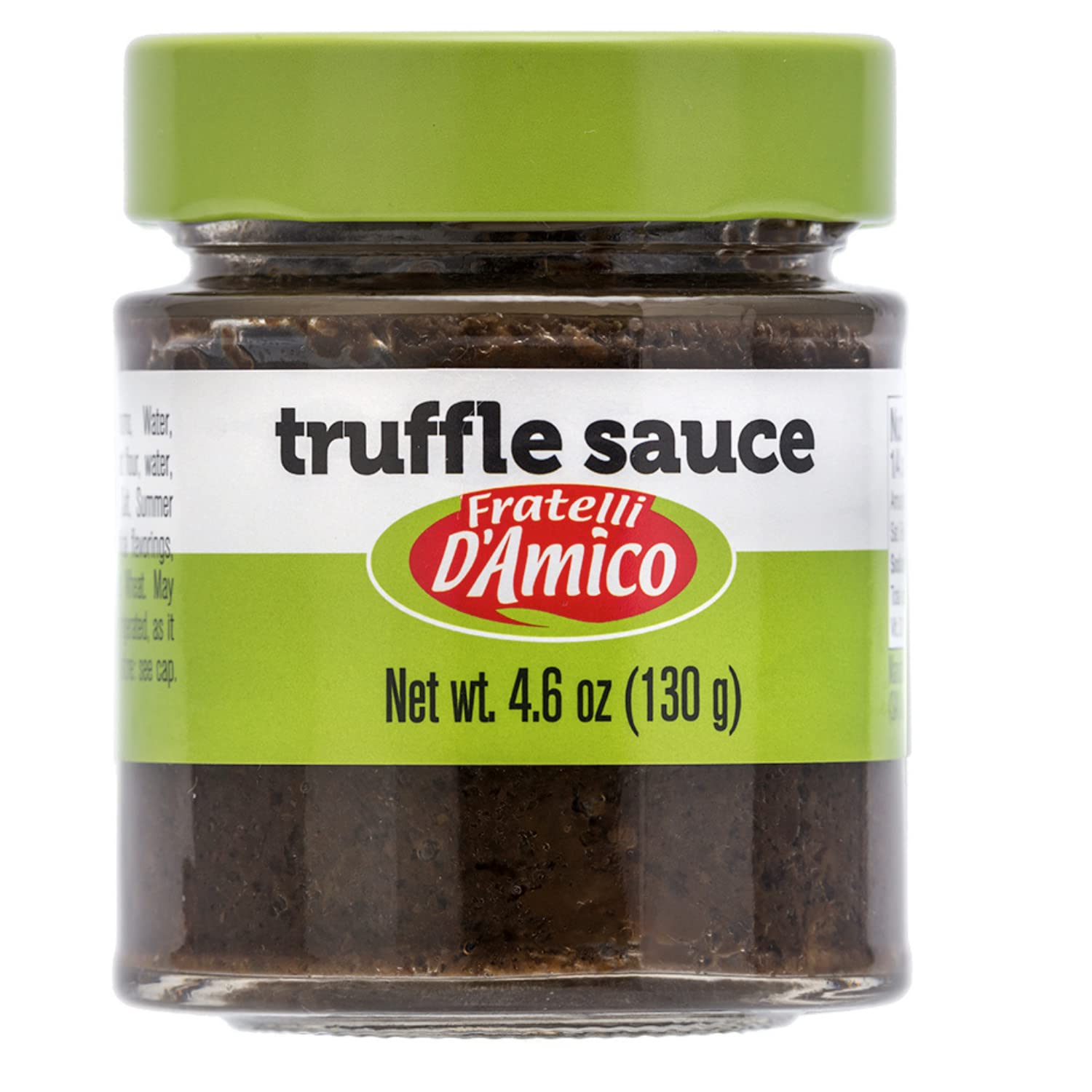 Jar of Fratelli D’Amico black truffle sauce 130g authentic Italian gourmet truffle sauce