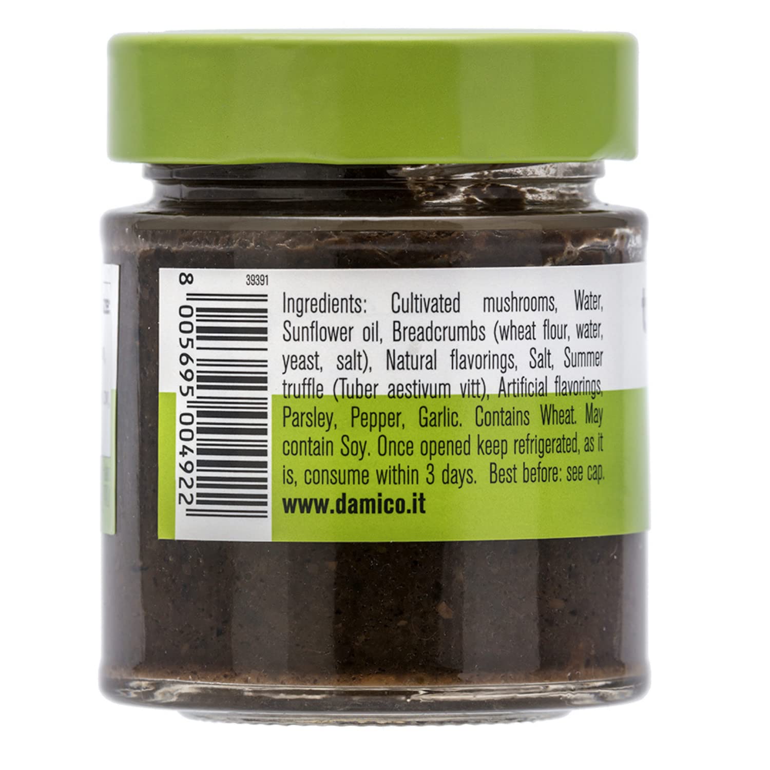 Jar of Fratelli D’Amico black truffle sauce 130g authentic Italian gourmet truffle sauce