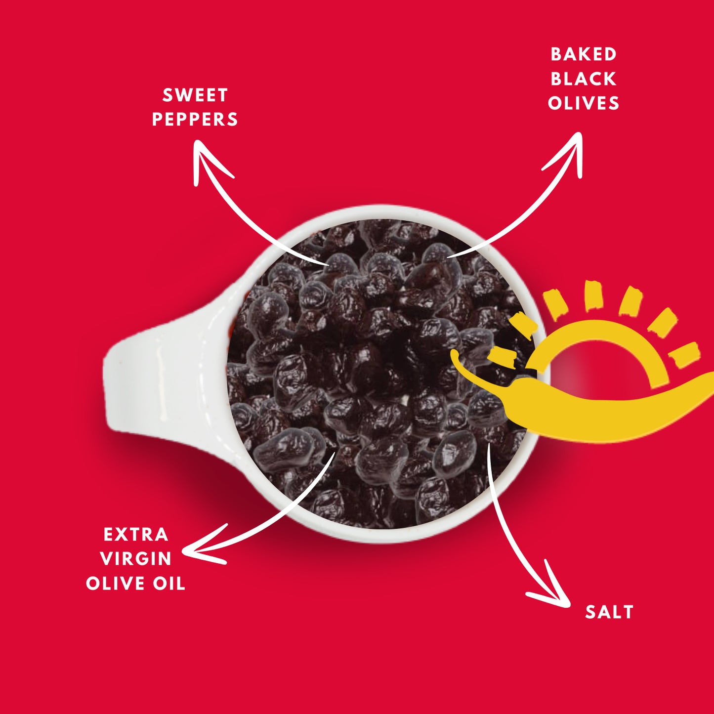 TuttoCalabria, Baked Oven Roasted Black Olives with Pits, Semi Dried Black Olives, 460 g (16.22 oz), Olives al Forno, TuttoCalabria, Handmade in Calabria, Italy, Calabrian Black Olives