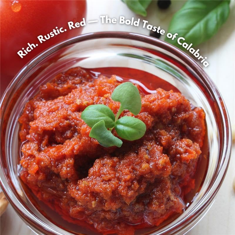 TuttoCalabria Red Pesto with dried tomatoes, 185g, product of Italy
