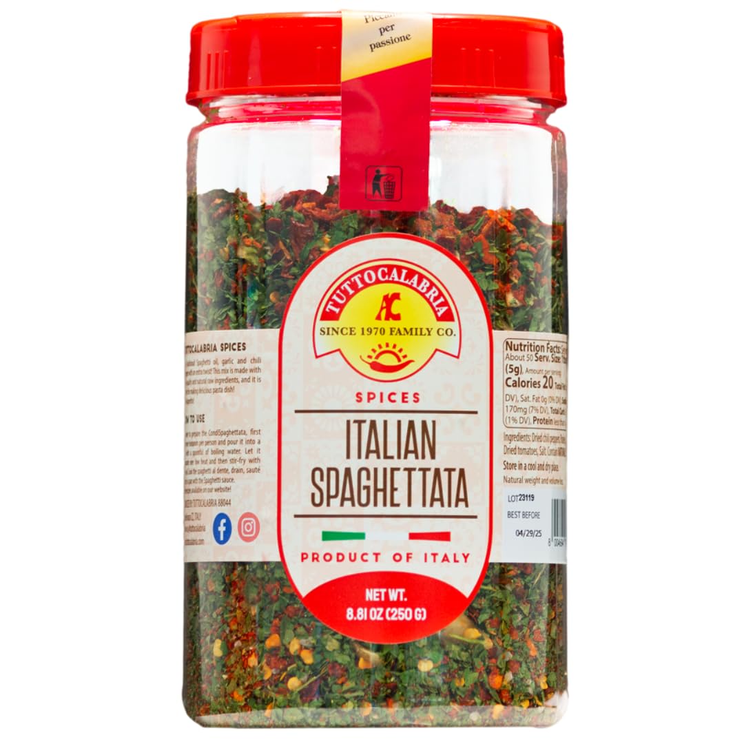 TuttoCalabria Dried Spaghettata Seasoning Shaker (Large)