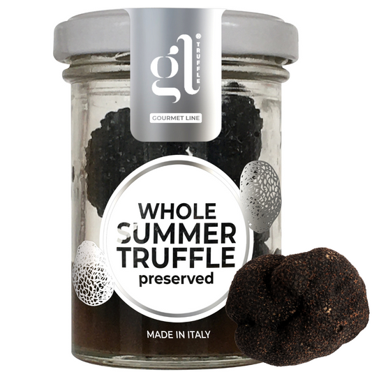 Exquisite Truffle Carpaccio: Each slice of our Black Summer Truffle Carpaccio is a work of art, delicately cut to showcase the intricate marbling and natural beauty of black summer truffles. Enhance the visual appeal of your dishes with these elegant and captivating truffle slices.