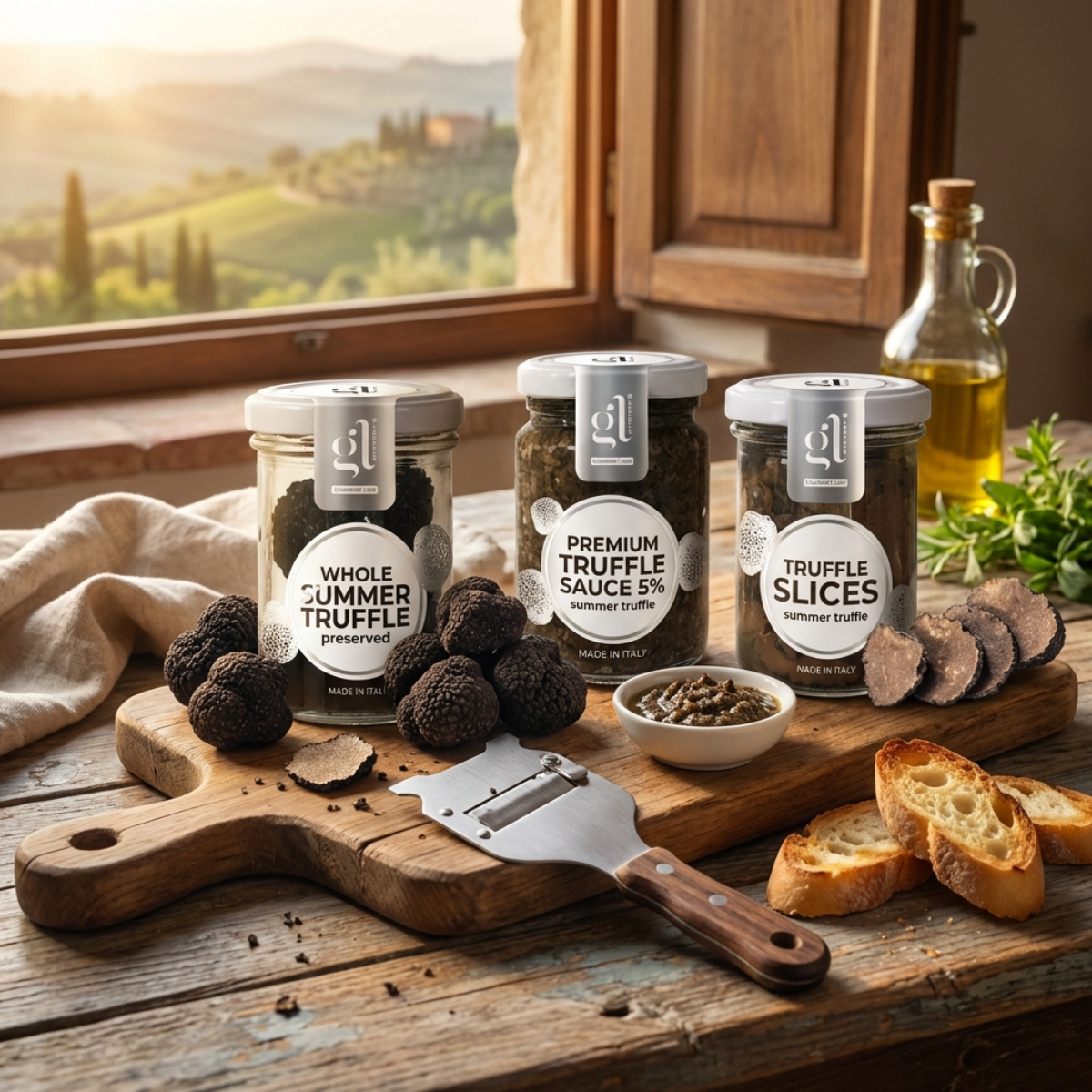 GL Truffle Gourmet, Whole Black Summer Truffle, Preserved 35g (1.2oz)