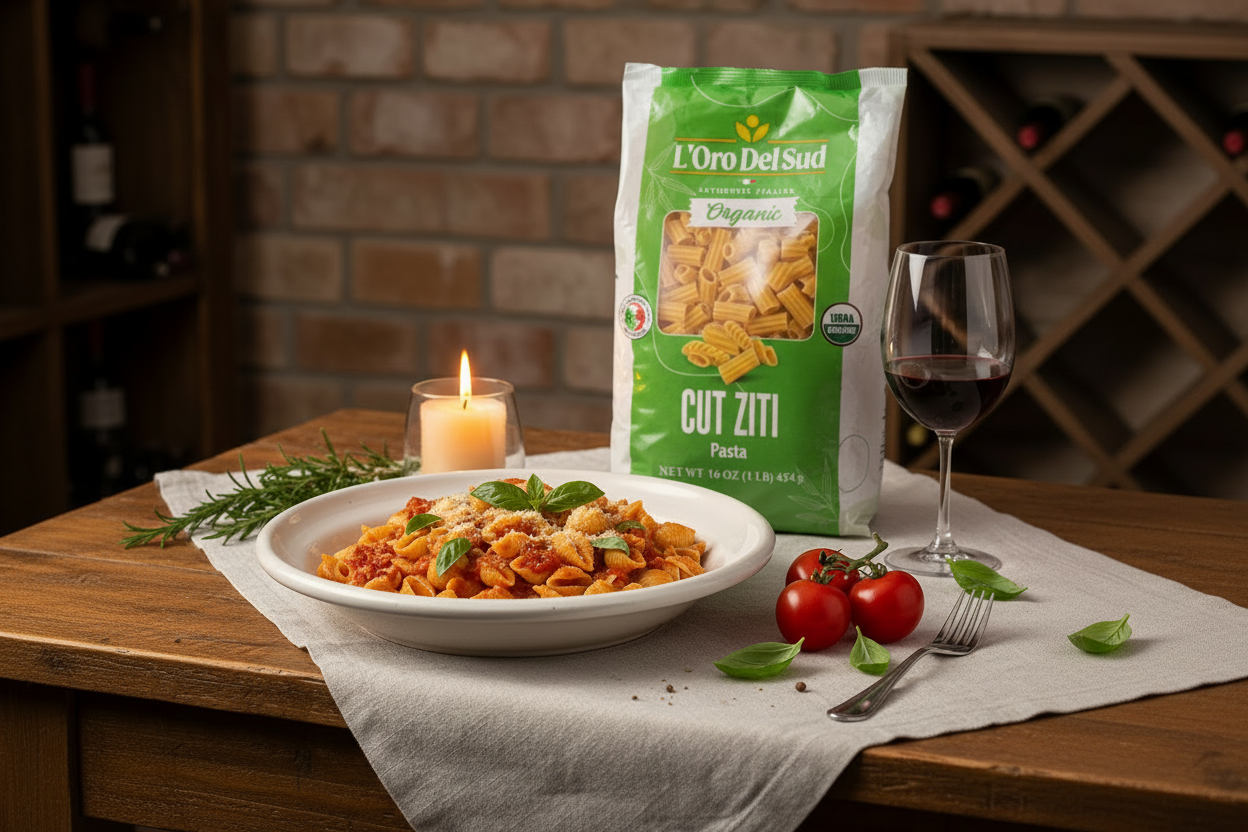 L'Oro Del Sud Organic Cut Ziti Pasta – Restaurant Lifestyle