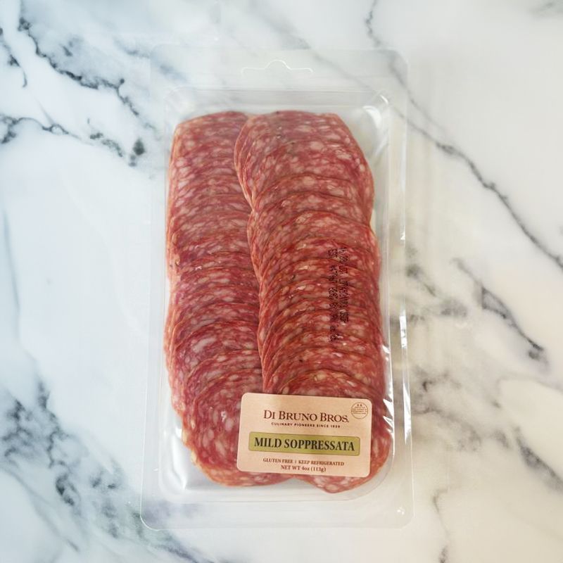 Sliced Mild Soppressata Single 4-Ounce Tray