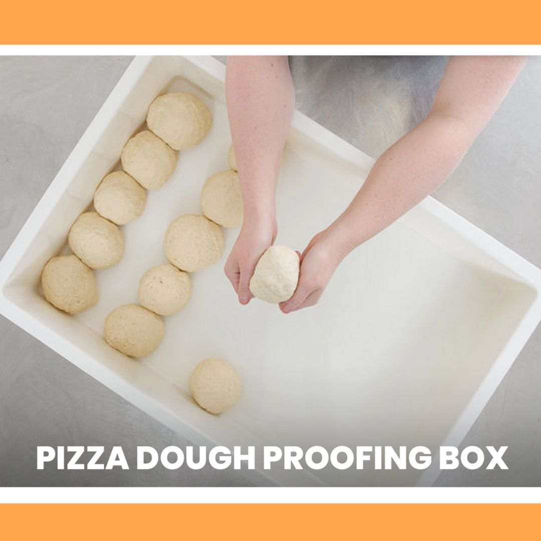 (5 Pack) Dough Proofing Box, White, (23.6 inch x 15.74 inch x 2.75 inch)