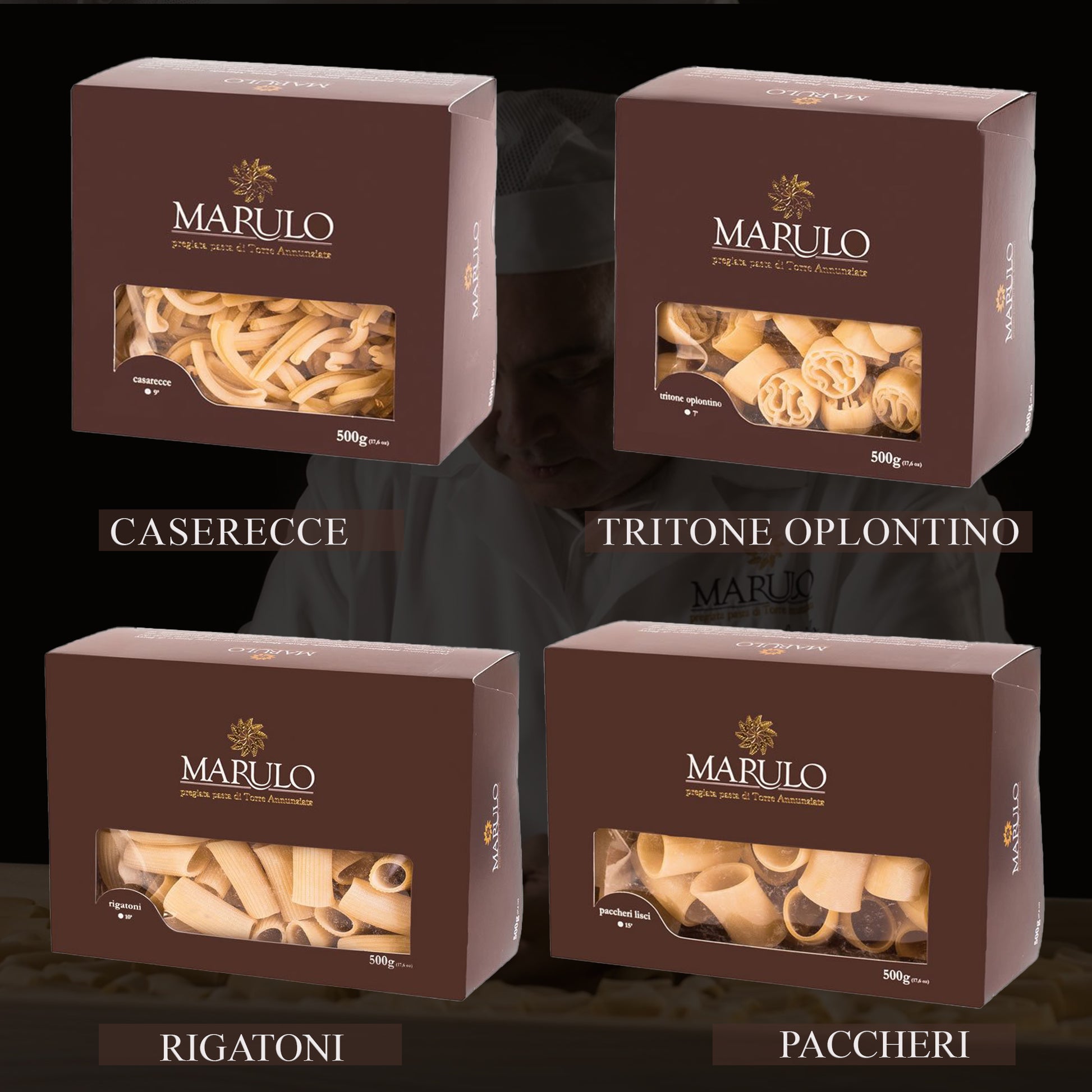 Gourmet Italian Pasta Basket | Artisan Pasta Gift Set |  Artisan Pastas |  Caserecce | Tritone Oplotino | Rigatoni | Paccheri