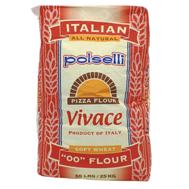 Polselli: 00 Pizza Flour (Vivace) 55 lbs. Bag