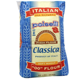 Polselli: Classica Tipo 00 Pizza Flour (Neapolitan) 55 lbs. Bag