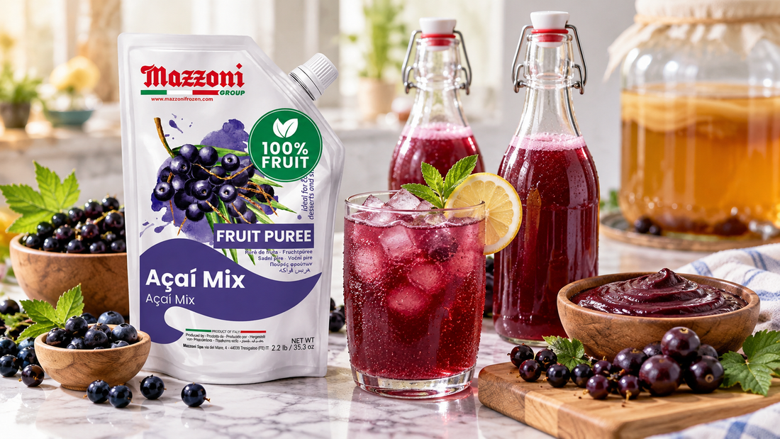 Açaí & Black Currant Kombucha: A Second-Fermentation Recipe for Kombucha Brands
