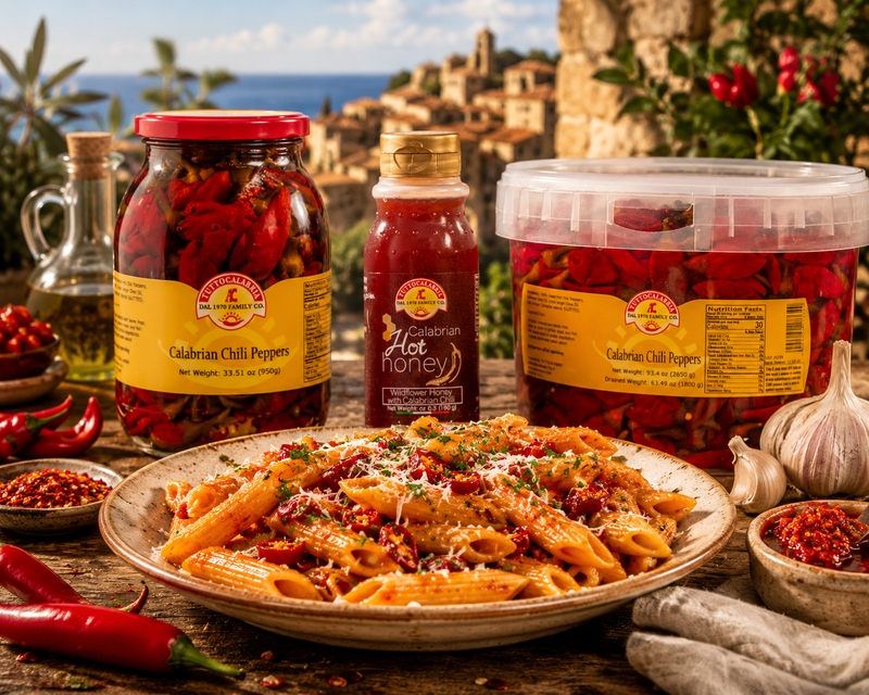 Penne Rigate Miscela Esplosive Recipe from Tutto Calabria
