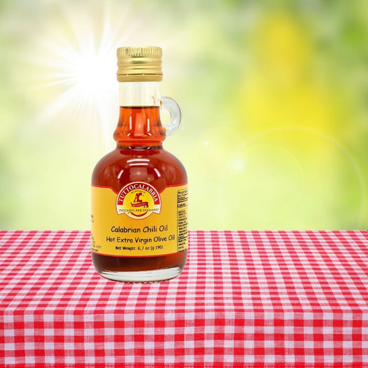Calabrian Chili Oil flies on a London Jet Blue Flight.