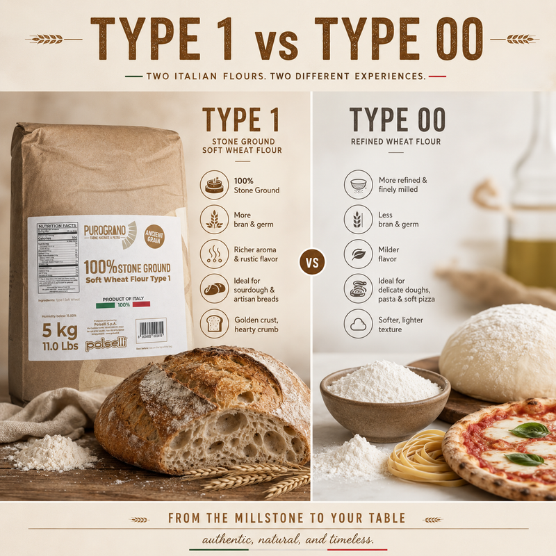 Type 1 vs Type 00 Flour: What Is the Difference?