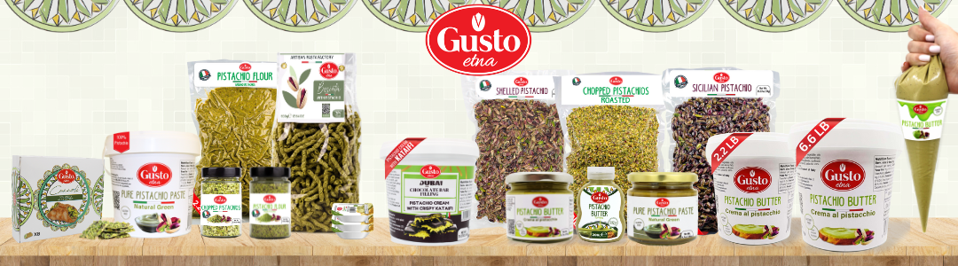 Gusto Etna, Pistachio butter, pistachio paste, pistachio spread, 