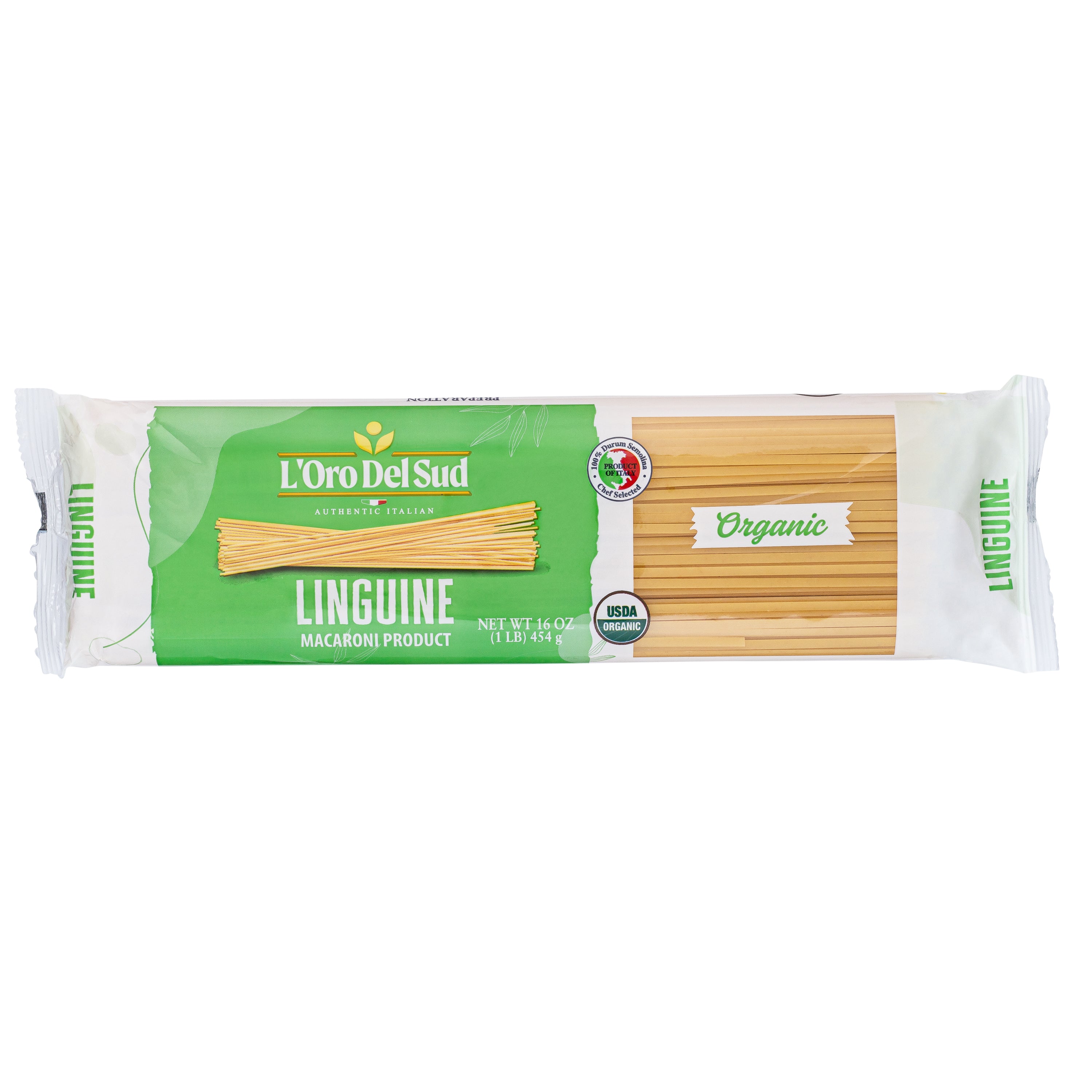 L'Oro Del Sud Linguine Pasta 1 lb. Bag (Organic)