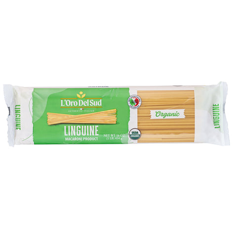 L'Oro Del Sud, Organic Linguine Pasta 20 Pack x 1 lb.