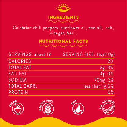 TuttoCalabria Crushed Hot Chili Peppers, 10.2oz