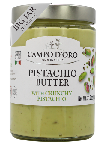 Campo D'Oro Crunchy Pistachio Butter Cream, 21.2oz (600g)