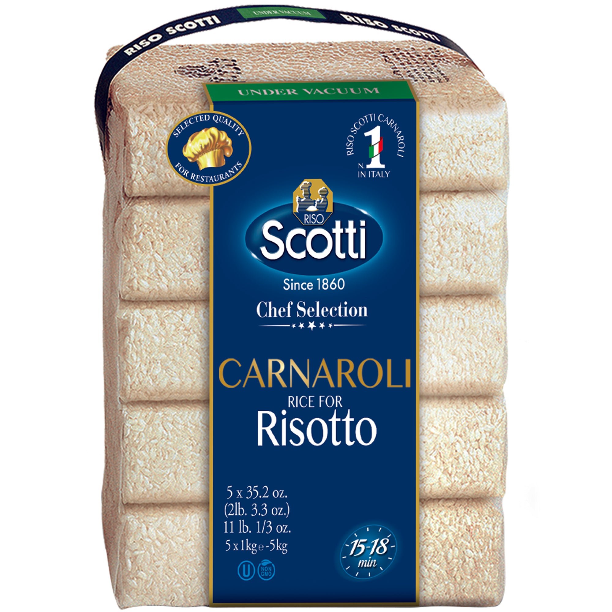 Riso Scotti Carnaroli Risotto Rice, 11 lbs (5x1 kg) – Wholesale Italian ...