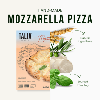 Talia di Napoli, 10 Pack, Frozen Neapolitan Pizza, Mozzarella, Product of Italy, 10 X Retail Box 14.1 oz