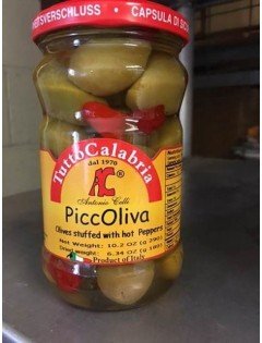 Tutto Calabria PICCOLIVA - PEPPER STUFFED GRN OLIVES
