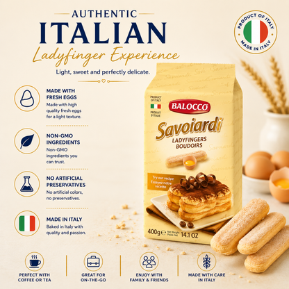 Balocco Savoiardi Ladyfingers 14.1 oz (400 g)