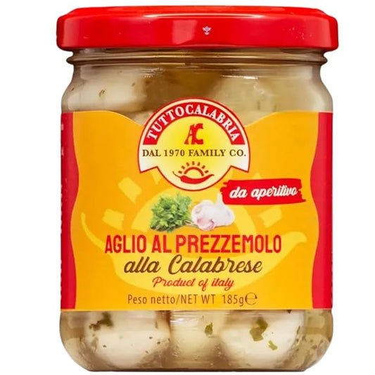 TuttoCalabria , Garlic with Parsley in olive oil, 6.5 oz
