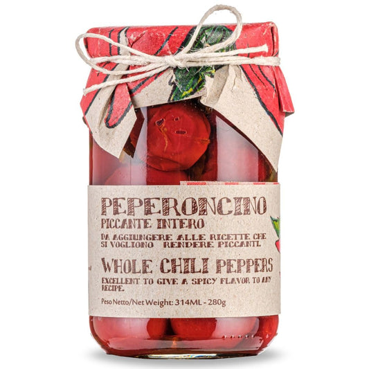 SALE! Artigiani dei Sapori, Whole Calabrian Hot Chili Peppers In Oil, r) 9.8 oz / (277g)