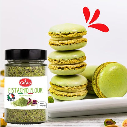 GUSTO ETNA Sicilian Pistachio Flour | 100g Imported from Italy