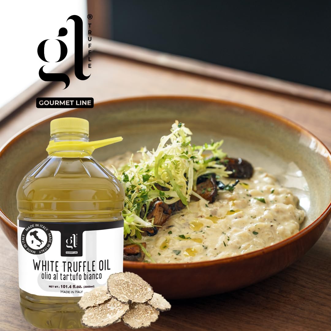 GL Truffle Gourmet, White Truffle Oil Bulk 3 liters (97 fl.oz)