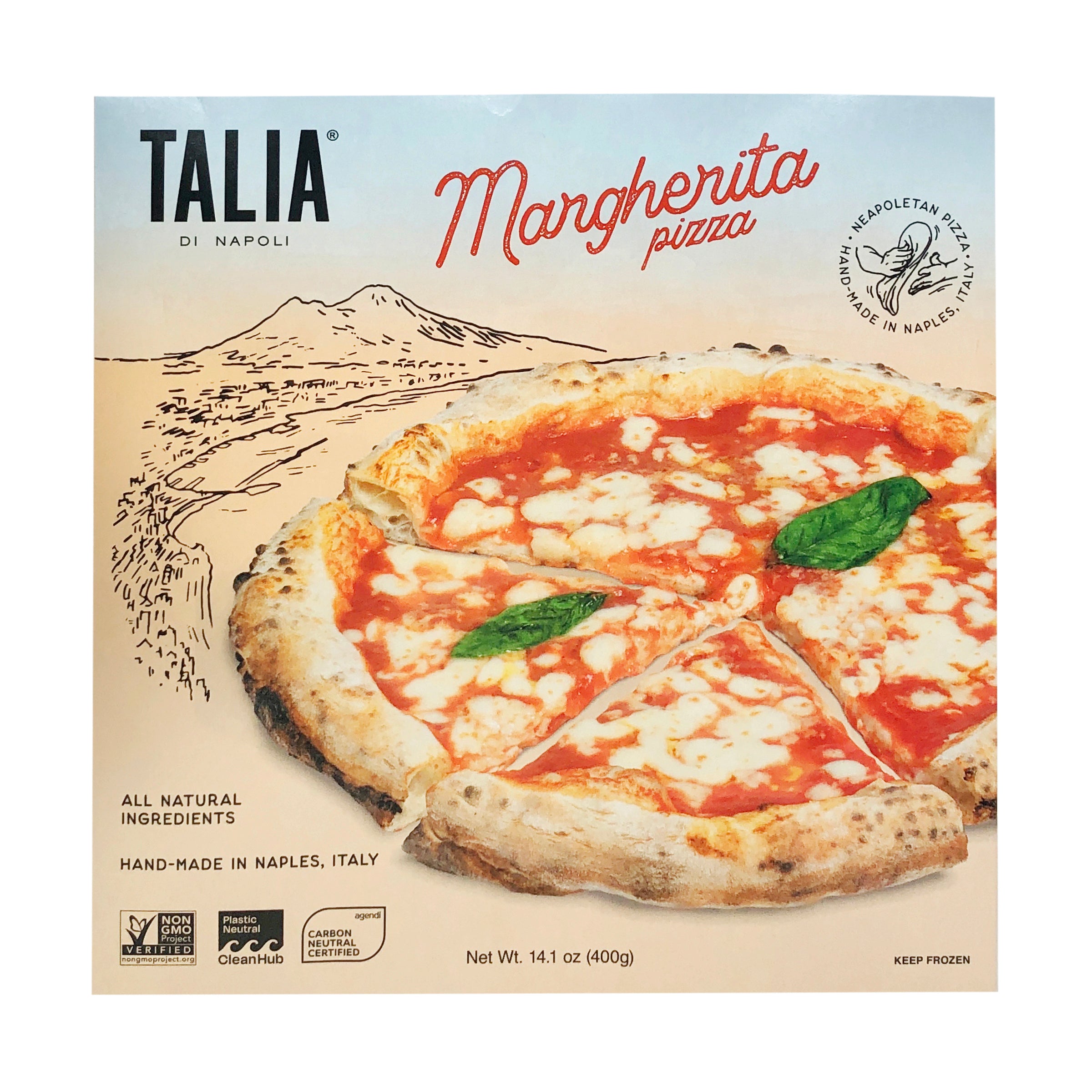 Talia di Napoli Margarita Pizza, Handmade Pizza Frozen Italia Pizza