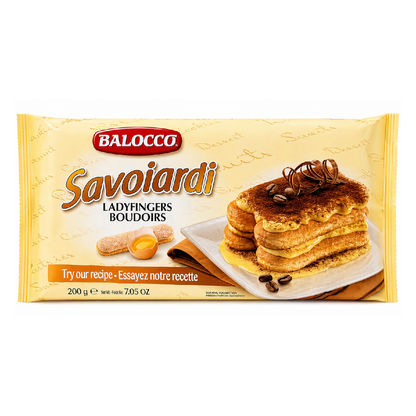 Balocco Savoiardi Ladyfingers – Authentic Italian Tiramisù Biscuits, 7.05 oz (200 g)