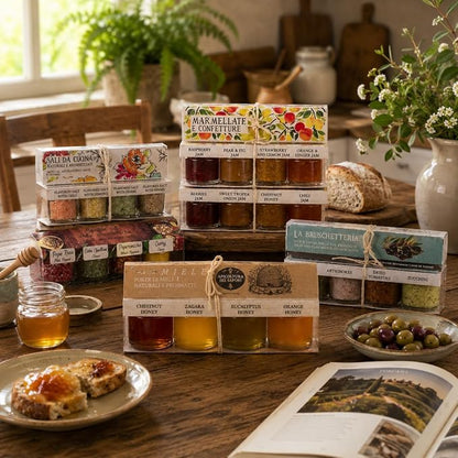 Italian Honey Variety Gift Set | 4-Pack by Artigiani dei Sapori