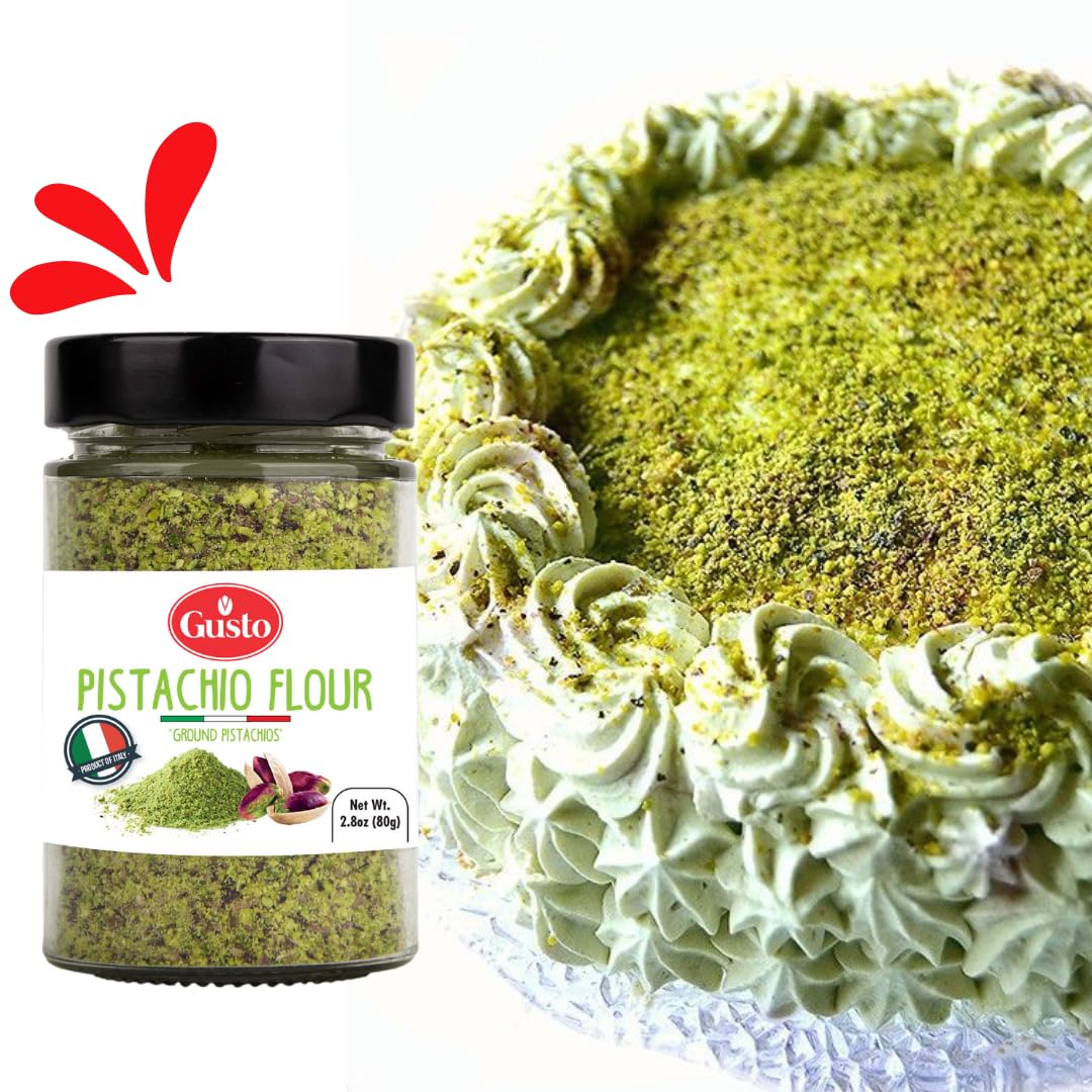 GUSTO ETNA Sicilian Pistachio Flour | 100g Imported from Italy