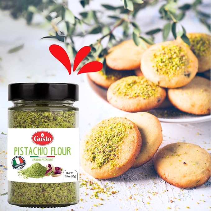 GUSTO ETNA Sicilian Pistachio Flour | 100g Imported from Italy