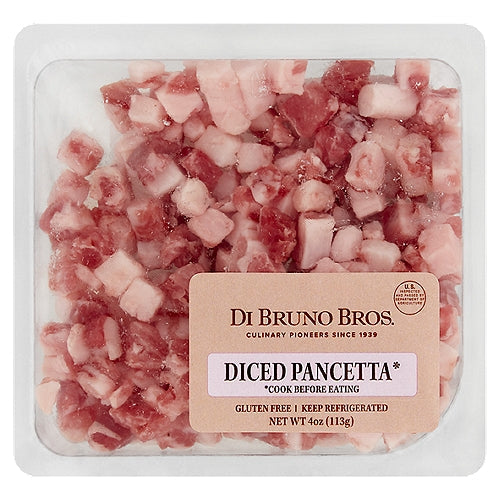 Diced Pancetta Single 4-Ounce Container