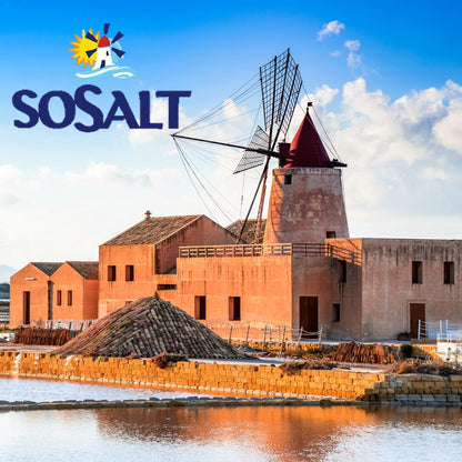 SoSalt, Fine Natural Sea Salt, Sicilian, 27.56 lb (12.5 kg)