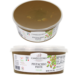 Pure Pistachio Paste Bucket, 100% Pistachio Paste tube, 4.4 lb (2kg)